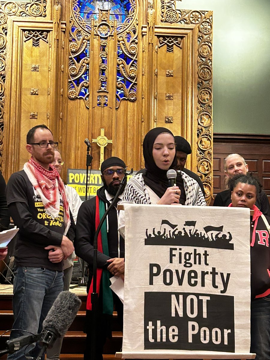 “As members of the working class we have to let our government know we won’t accept them using our tax dollars to fund a genocide in Palestine while the poor suffer in New York State.” #PoorPeoplesCampaign