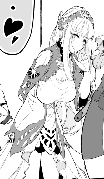 ライラさん描く度におっぱいデカくなってる気がする(非公開依頼なので切り抜き) 