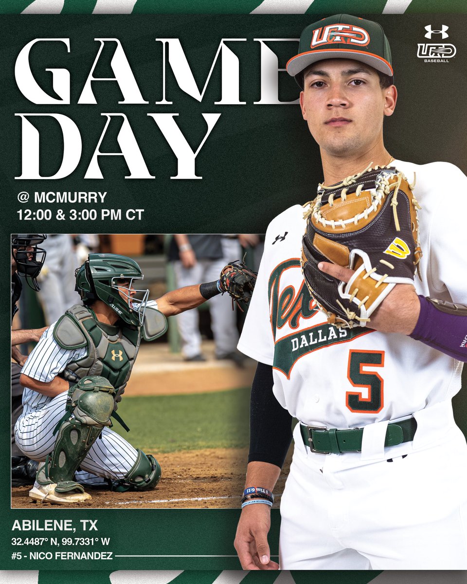 UTDBaseball's tweet photo. Double Header Dayyy!!
#compete #whoosh https://t.co/hA4AVPQXh8