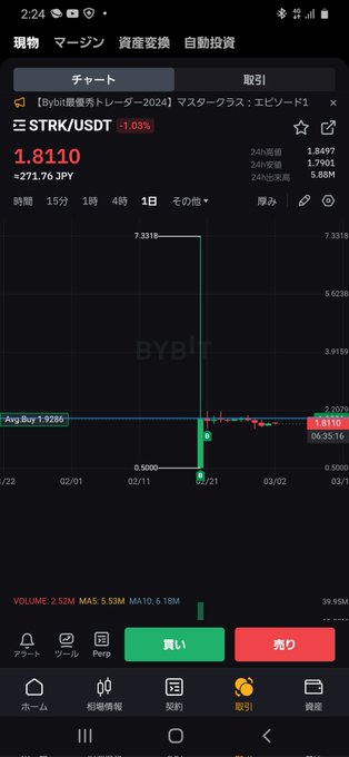 スタークネットアカンやん #STRK https://t.co/01Zza0nsvW<a href="/tag/strk"class="tags">#STRK</a>