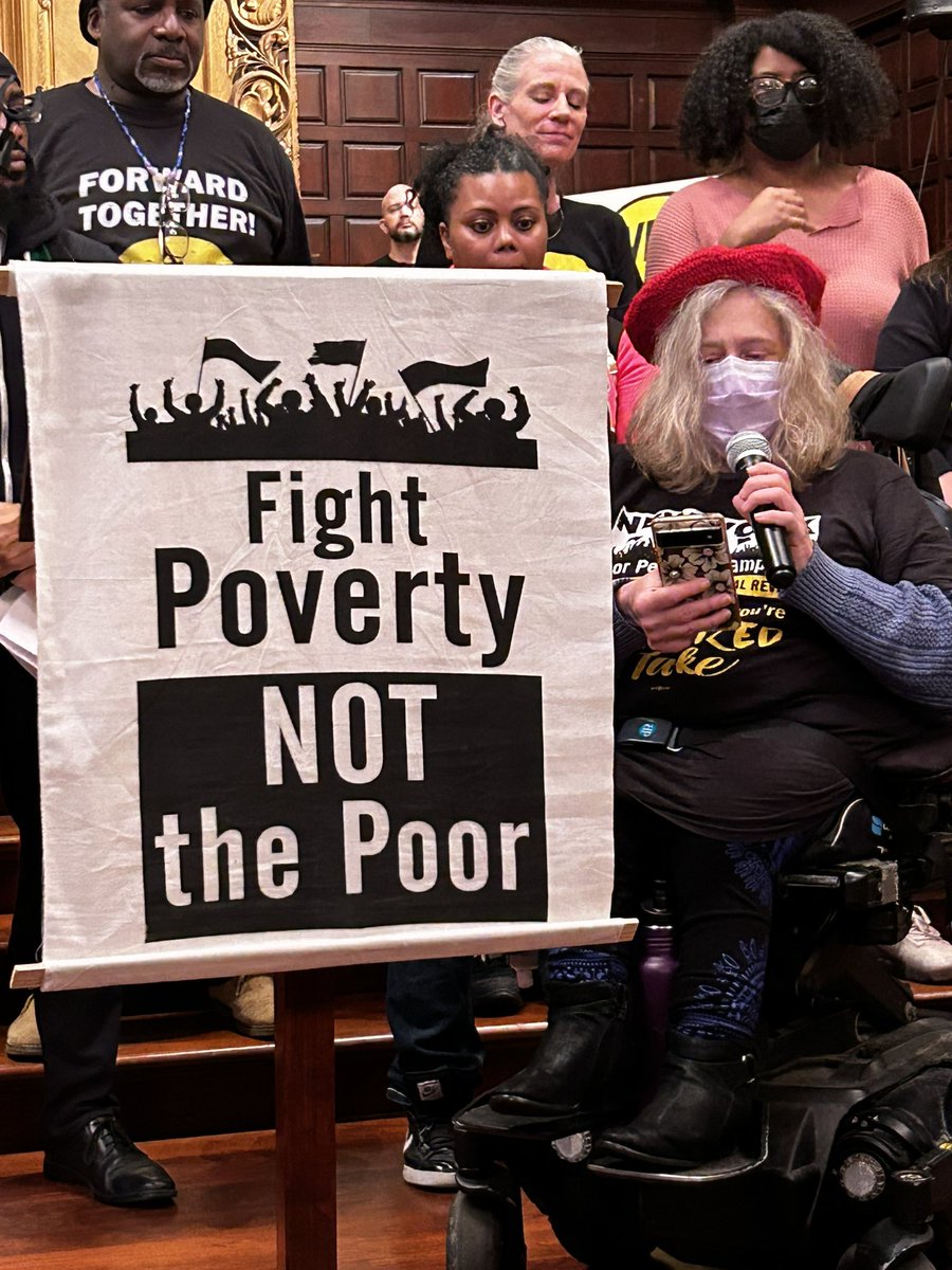 “I’m here today to represent my disabled siblings and those aging into disability. We are the largest minority in the world. Healthcare is a human right!!” #PoorPeoplesCampaign