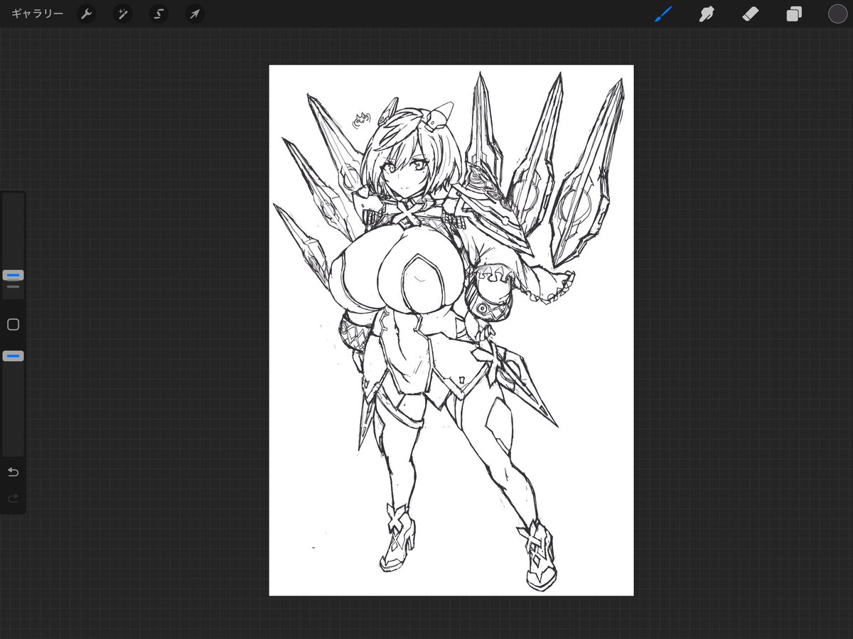 結局全身描いたわ 