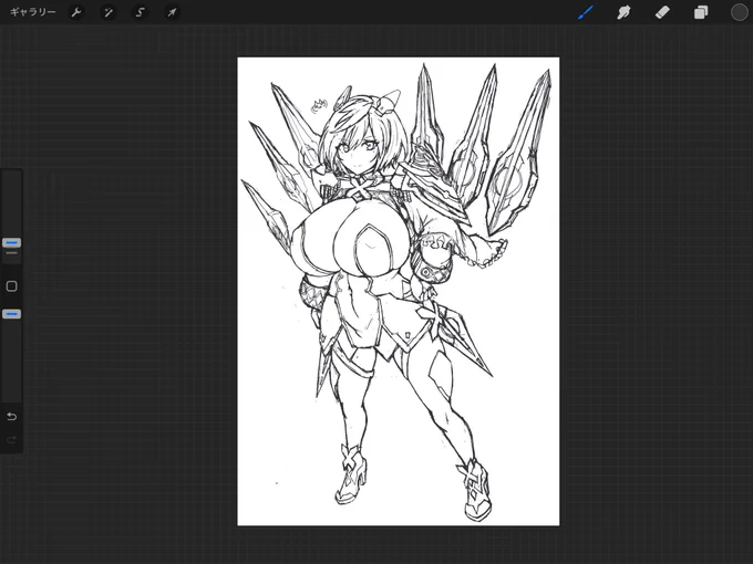結局全身描いたわ 