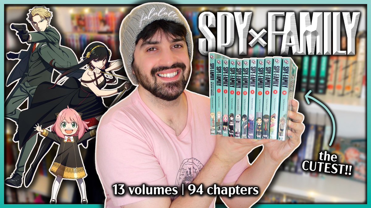 I binged 13 volumes and 94 chapters of Spy X Family and now I'm all caught up! Come check out my near 2-hour video on YouTube as I obsess over the Forger family 🕵🏻‍♂️ #SpyXFamily youtu.be/UQvAWkBJiAA