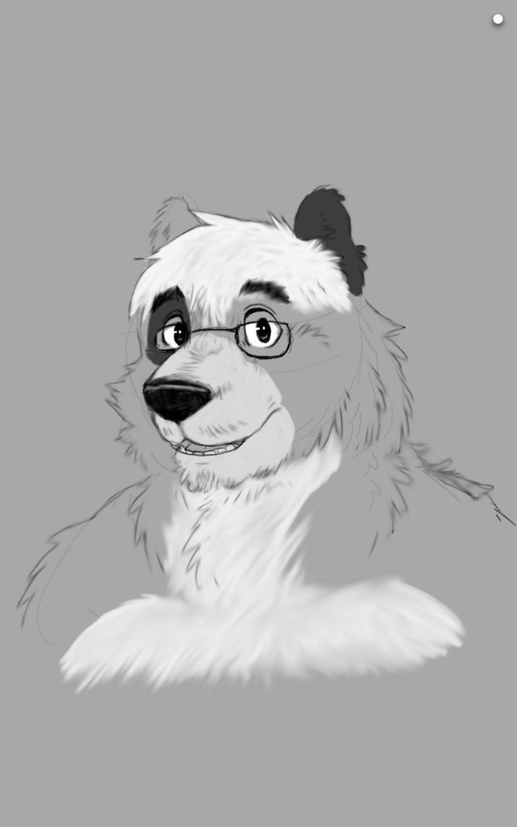 Lonebearnard's tweet image. Un dibujito así de rápido para Roddy Galleta X3