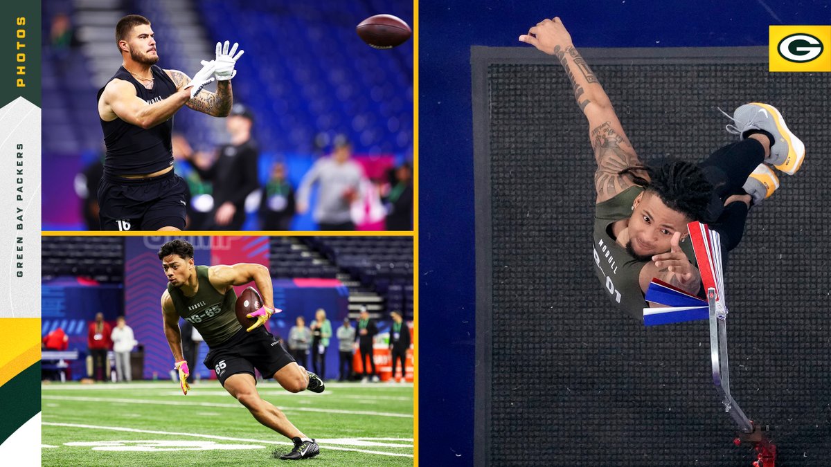 Take a look at photos of defensive backs & tight ends working out at the 2024 #NFLCombine. 👀🏃

📸: https://t.co/T7qSzTnPOA

#GoPackGo 
