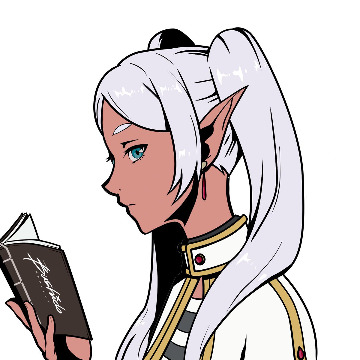 Hey Bushis!

I heard there's a new waifu that is on a journey to dominate the world of anime loving #HBARbarians right now? 🔥

Character is Frieren from Frieren: Journey's end
Weapon is Bushido book

#Hedera #HBAR #NFT