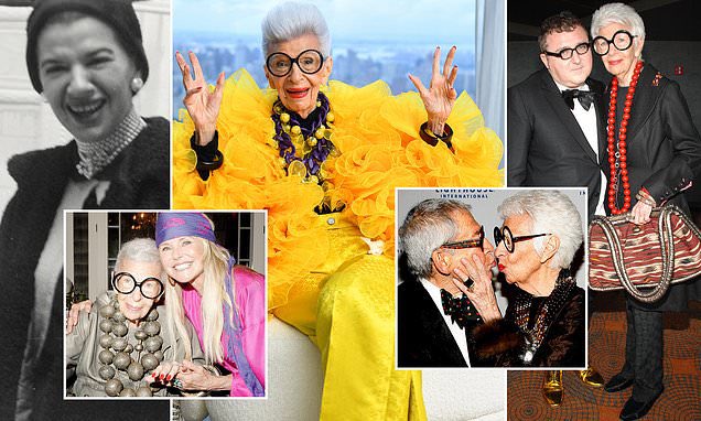 #IrisApfel has died aged 102 in Palm Beach, Florida.

Originally a furniture designer, she hit the spotlight in 2005 when Metropolitan Museum of Art did an exhibition on her fashion & started modelling aged 95.
She was oldest person to have had a Barbie doll made in her image.