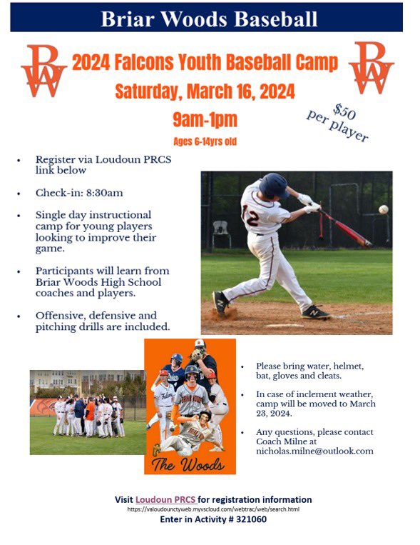 Youth camp coming up in 2 weeks!!!
#gofalcons