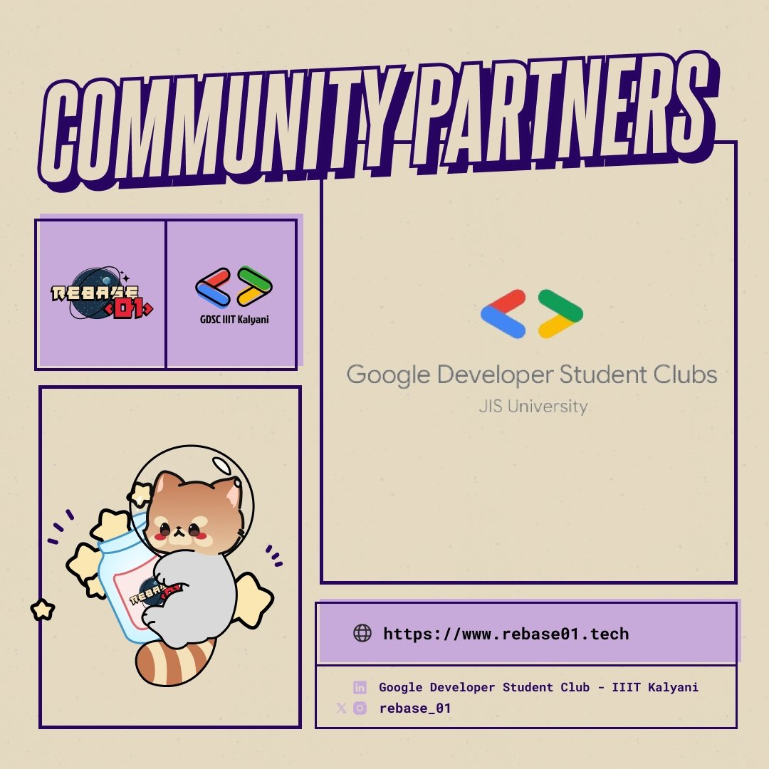 Rebase_01's tweet photo. @DevKgec Welcome aboard, @dscjisu! 🚀 https://t.co/be7JKNknWO