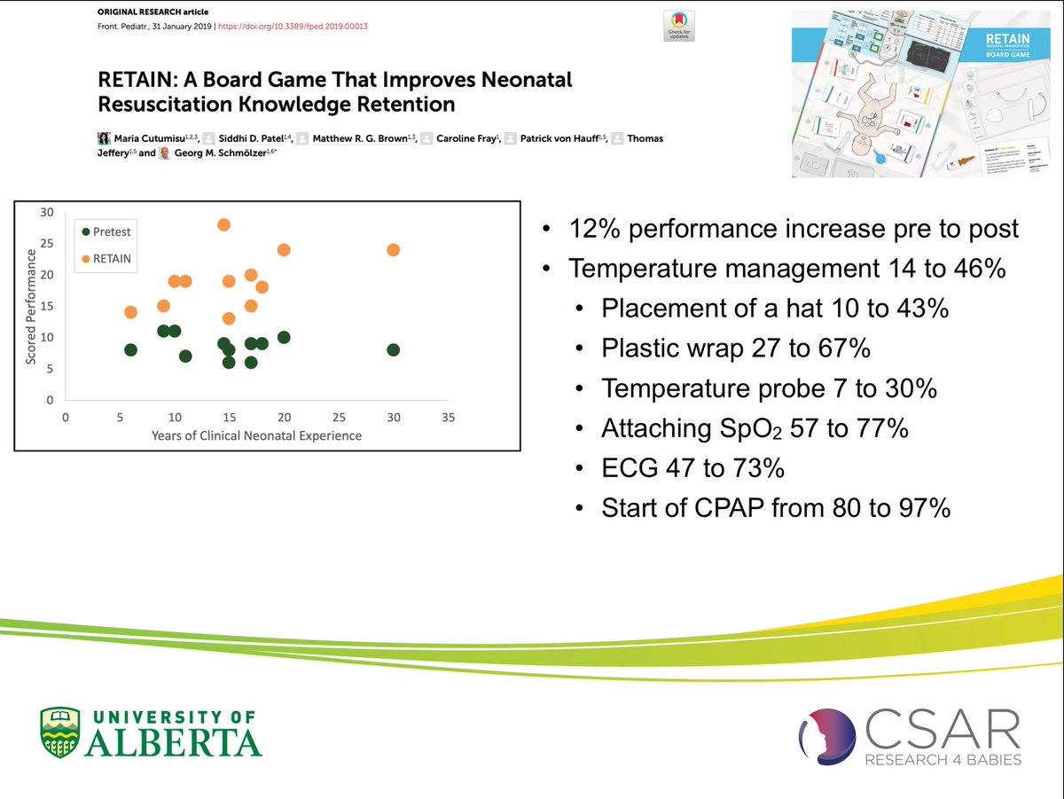CANcoolNEO's tweet photo. Dr. Georg Schmolzer @Research4Babies reviewing science behind gamification as tool for teaching &amp; research 

#coolCAN2024 https://t.co/n8YNiIeyMP