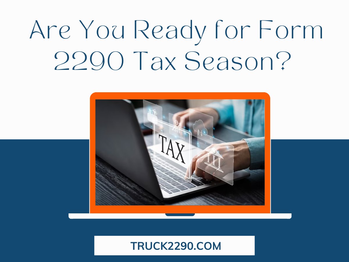 Are you ready for Form 2290 tax season? 

#TaxSeason #OnlineFiling #Form2290 #TaxServices #EasyFiling #Truck2290 #IRS #Onlinefiling