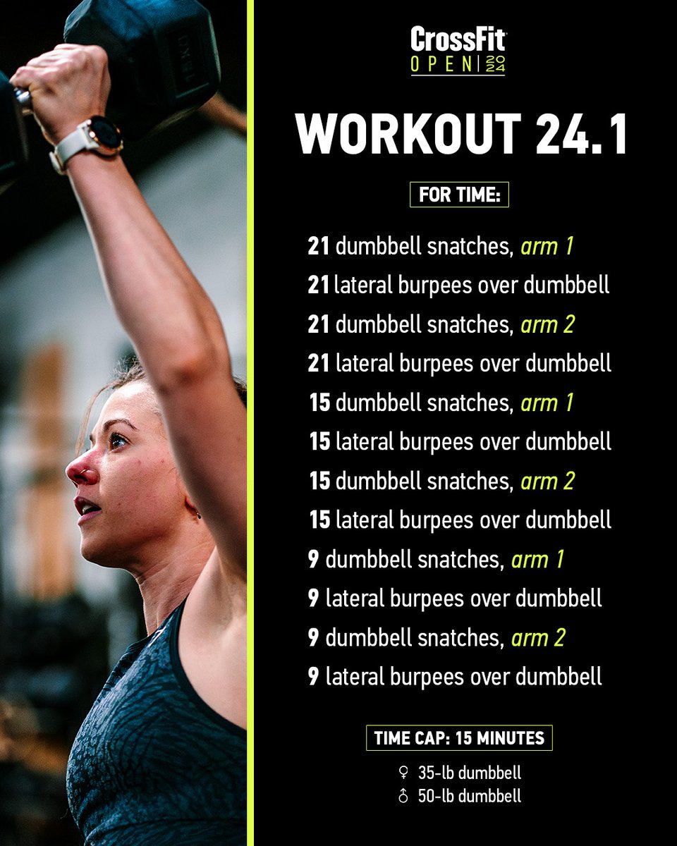 CrossFitGames's tweet image. Are you in? #24point1