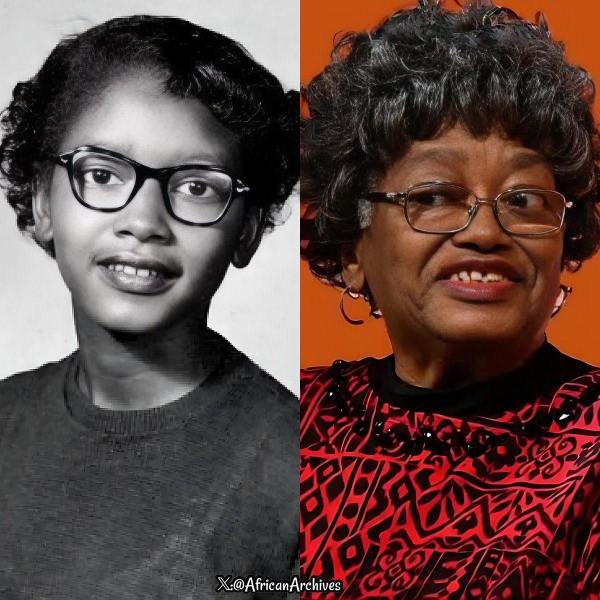 On this day in 1955, Claudette Colvin,15, was arrested for refusing to give her seat to a white woman on a public bus in Montgomery, Alabama. She was arrested 9 months before Rosa Parks, but NAACP didn't want her to represent their organization because she was 15 and pregnant.