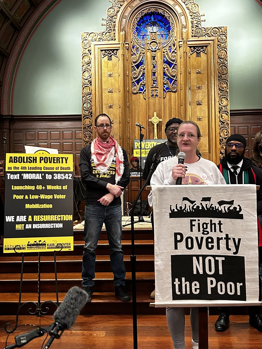 “48,800 poor people have already died this year. Billionaires keep getting richer and my friends keep getting poorer. Our friends should not be dying cold and alone on the streets.” #PoorPeoplesCampaign