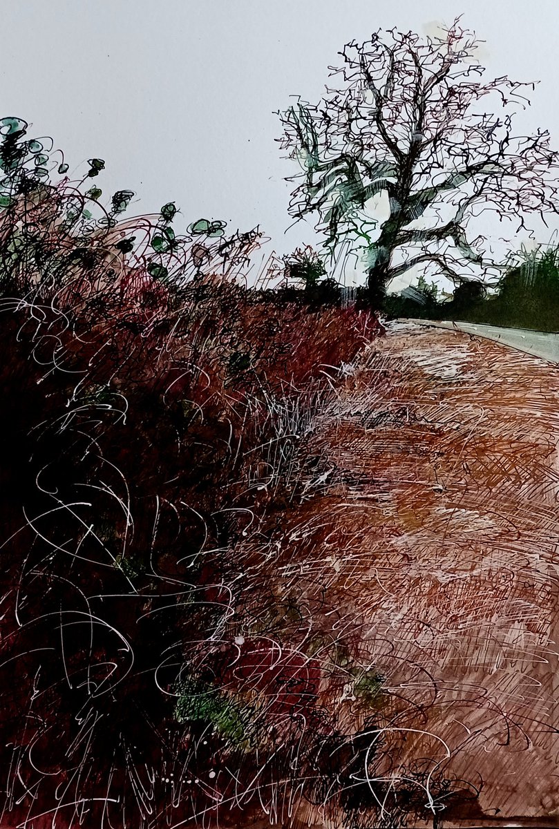 ‘Winter Hedge (Roadside)'  Print on Museum Rag Fine Art Paper Professional Lab Printed Fits commercially available frame… Signed if you wish..  Free P&P  Two-For-One Print Sale Until 10 March  Voucher Code:  SPRING241 ianrpearsall.co.uk/product-page/w…
