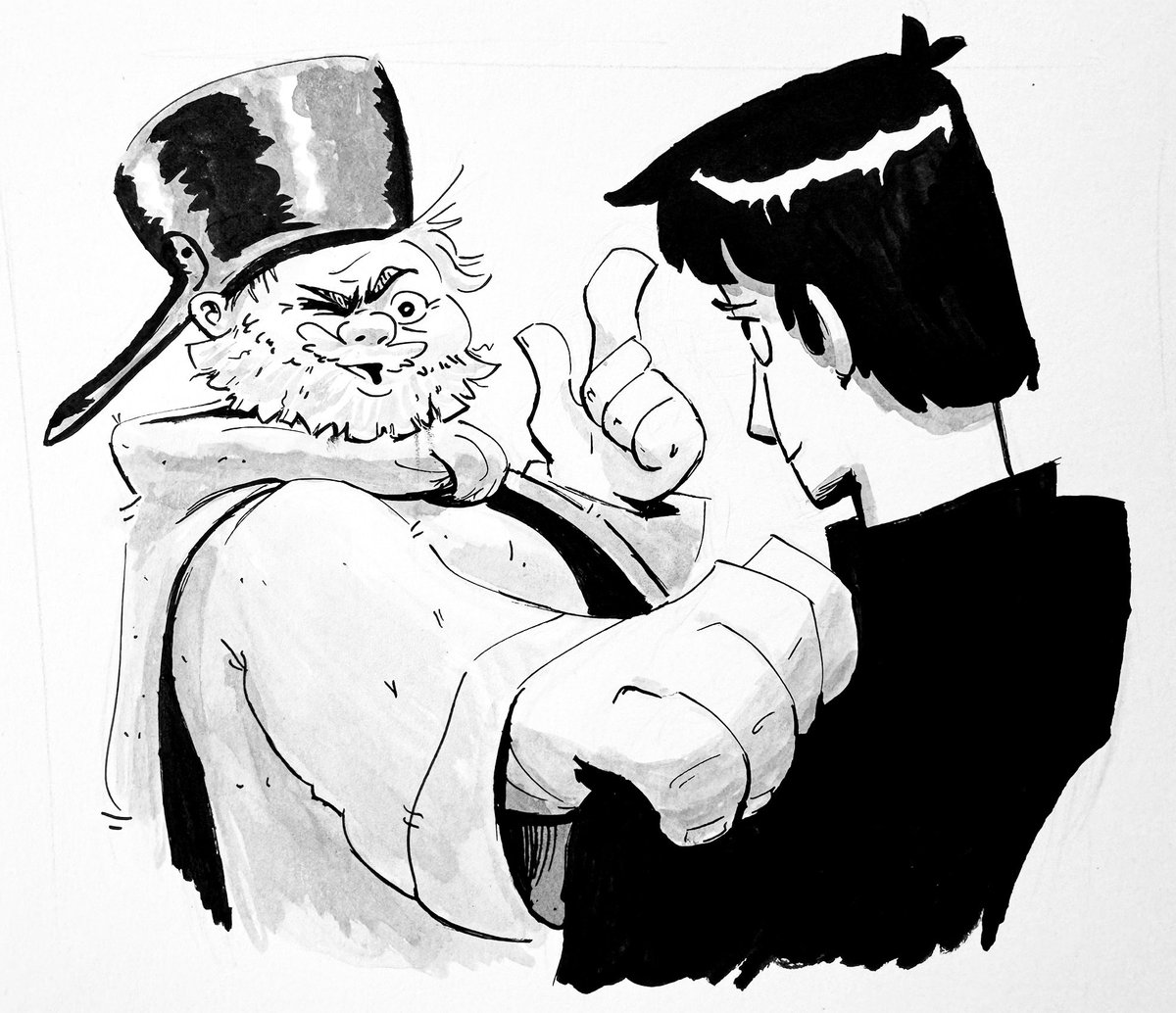 CHIMES AT MIDNIGHT
(52FIFSI'24 No. 03/52)
I used to fear digital and love drawing on paper, now I love drawing digitally and fear paper. Gross! So maybe this film exercise will be TWO exercises… I think it's good therapy to post stuff I can't fiddle with forever anyway, haha