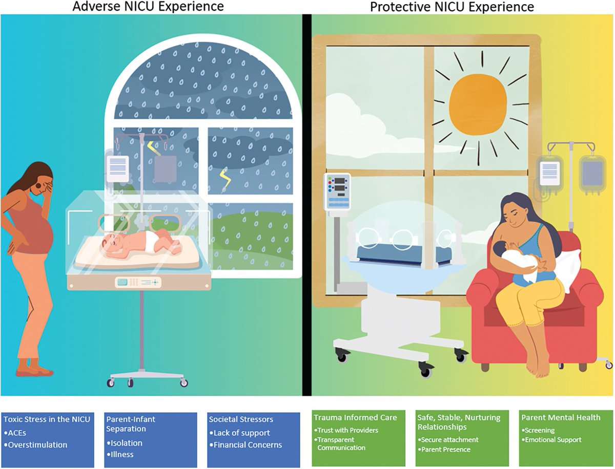 The NICU may be the first adverse childhood experience (ACE) for some infants, having profound implications for health and family well-being. #FREEREAD! 'Application of the Adverse Childhood Experiences Framework'. journals.lww.com/advancesinneon…. .