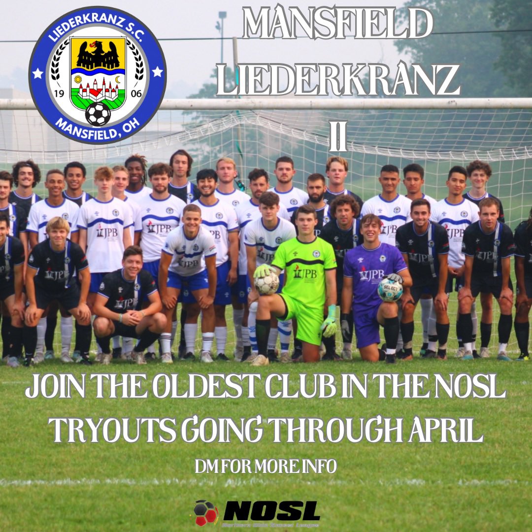 As we have continued to grow, we have decided to enter a second team into the <a href="/NOSLsoccer/">NOSL - Northern Ohio Soccer League</a> … now it’s only us and <a href="/OhioCitySoccer/">Ohio City SC</a> with a team in every division of the NOSL