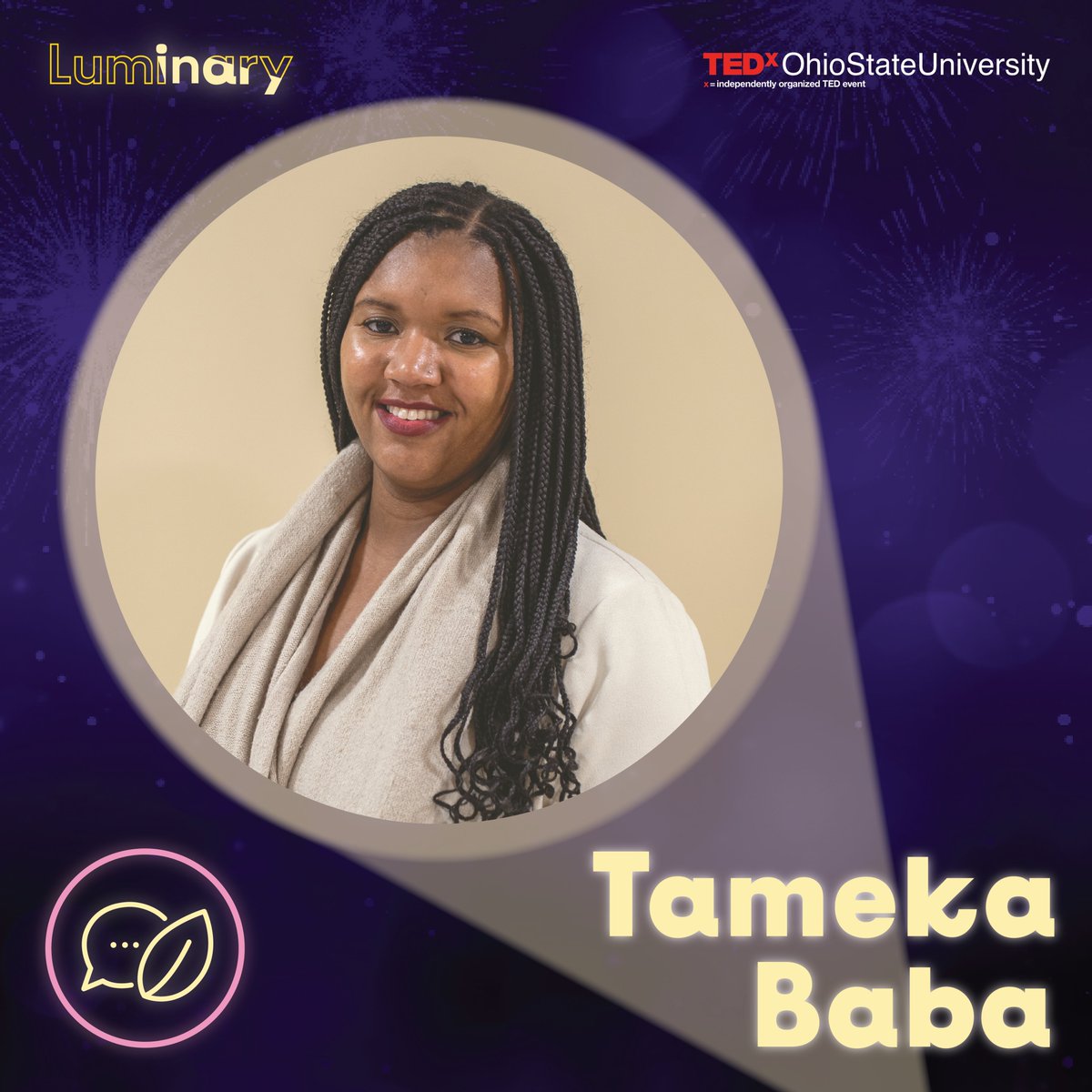 Now we present Tameka Baba!