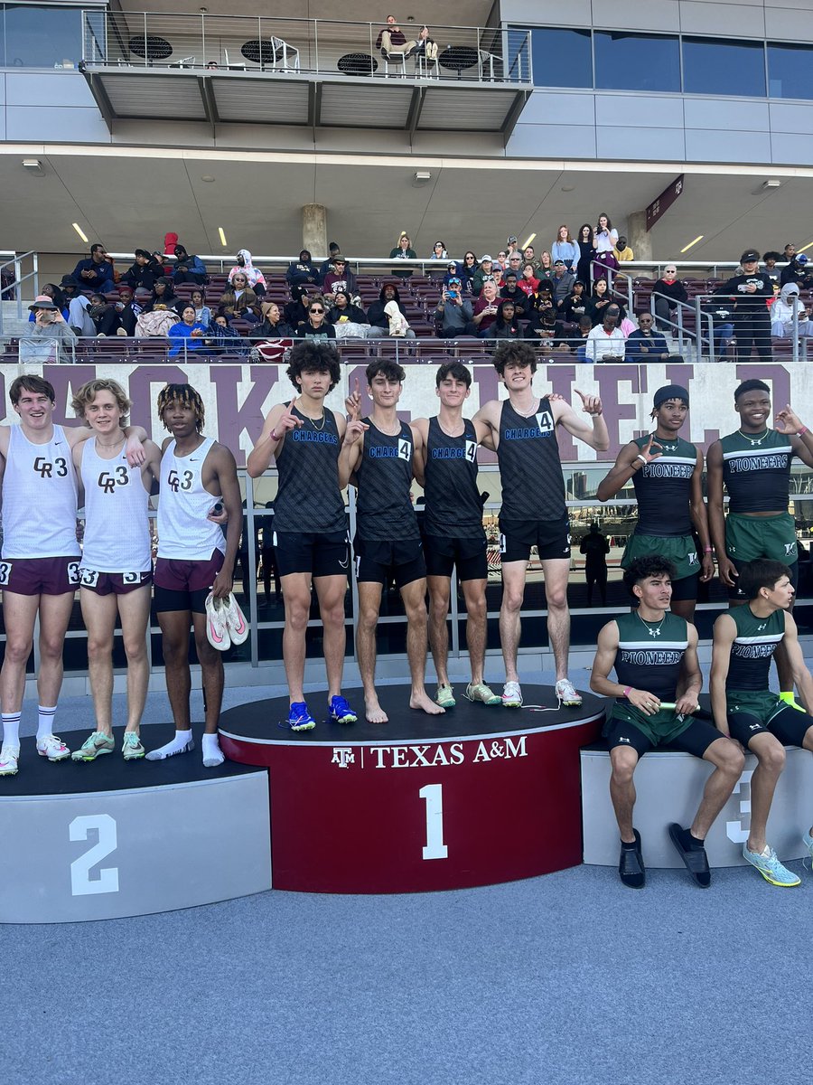 This group keeps working their butts off and they’re seeing the results at Texas A&amp;M Bluebonnet Invitational!

First place ✅
Meet Record ✅
Reclaimed #1 time in the nation ✅