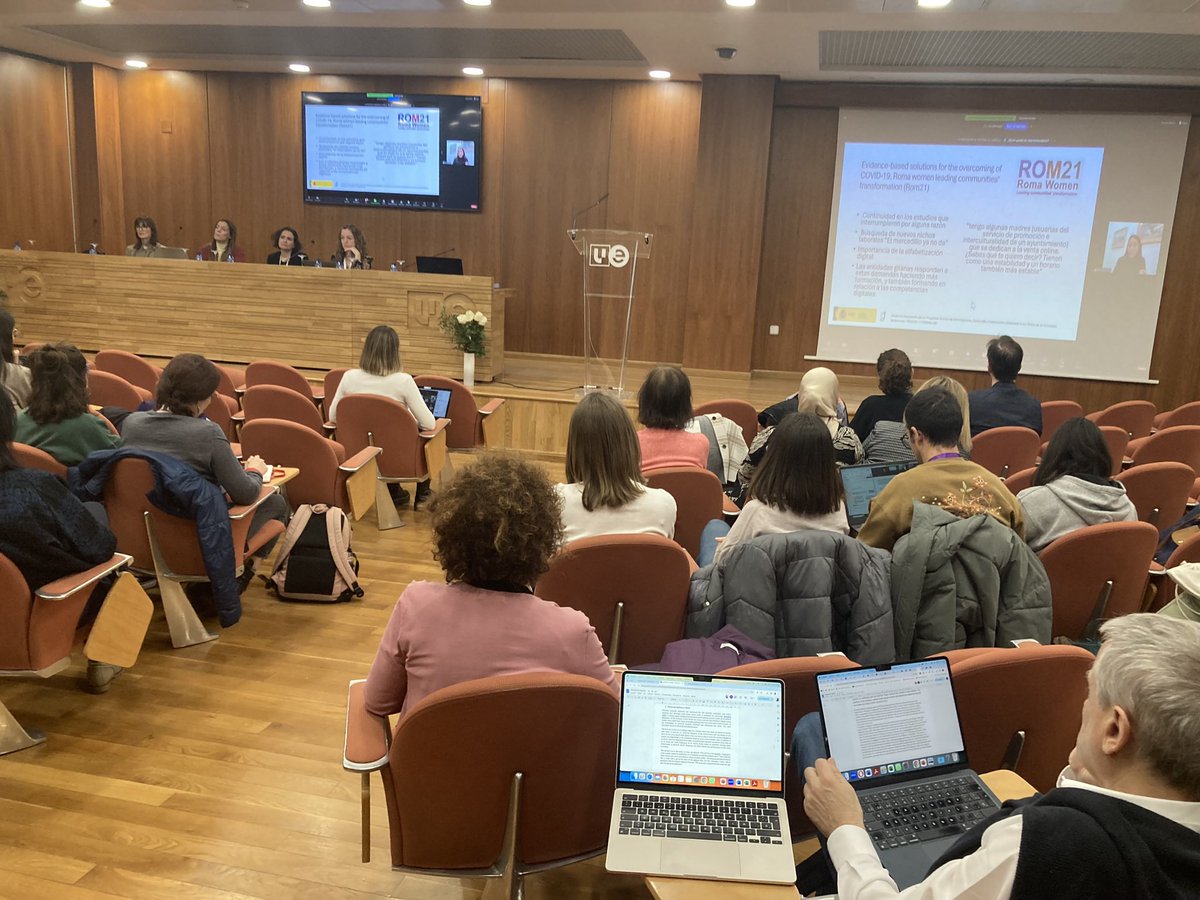 Simposio en #CICFEM24 “Identificación de Actuaciones de Éxito en la mejora de la empleabilidad de mujeres pertenecientes a grupos vulnerables”. <a href="/EmiliaAiello/">Emilia Aiello</a> presenta resultados de la superación de desigualdades de <a href="/ROM21_project/">ROM21</a>.