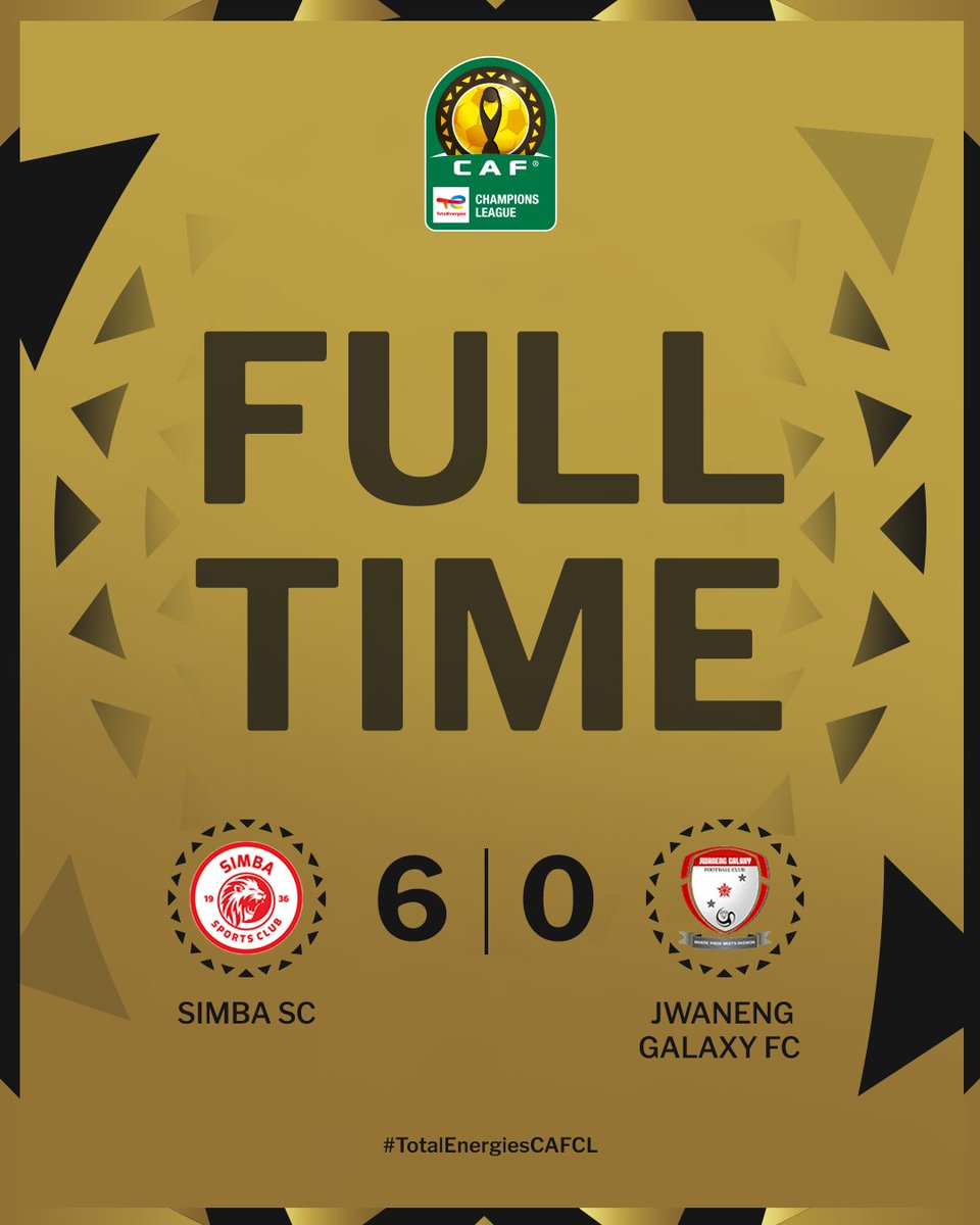 SIX goals for @SimbaSCTanzania! 🤯 #TotalEnergiesCAFCL | #SSCJFC