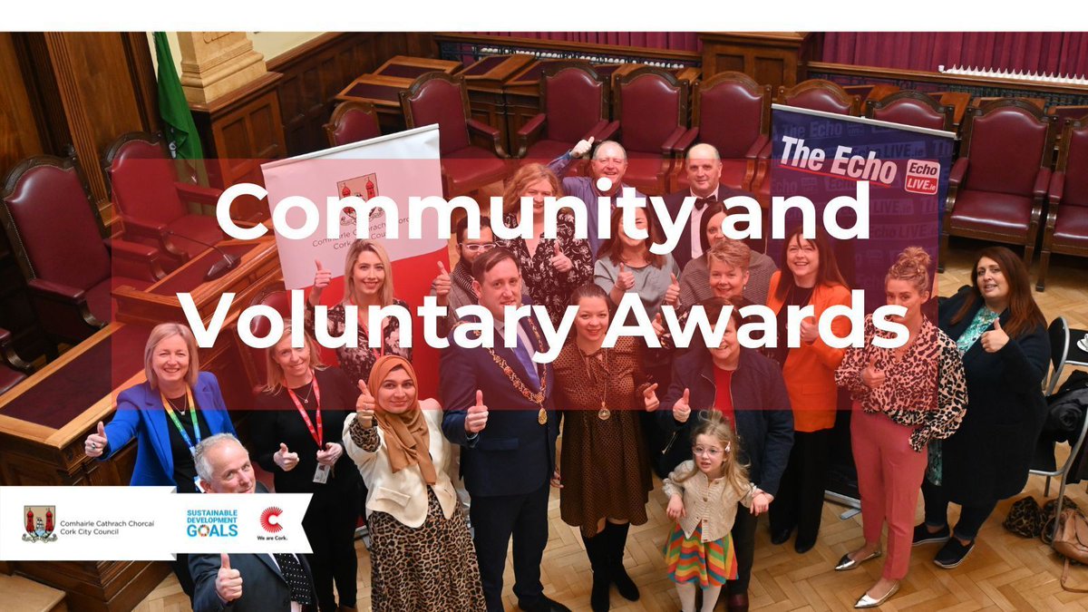 Lord Mayor of Cork, Cllr. Kieran McCarthy recently launched the Lord Mayor's Community and Voluntary Awards for 2024⭐ The awards celebrate the rich voluntary effort and dedication in our city, find out more or make a nomination at buff.ly/49kBCR0 🏆 🗓️ Closing March 15