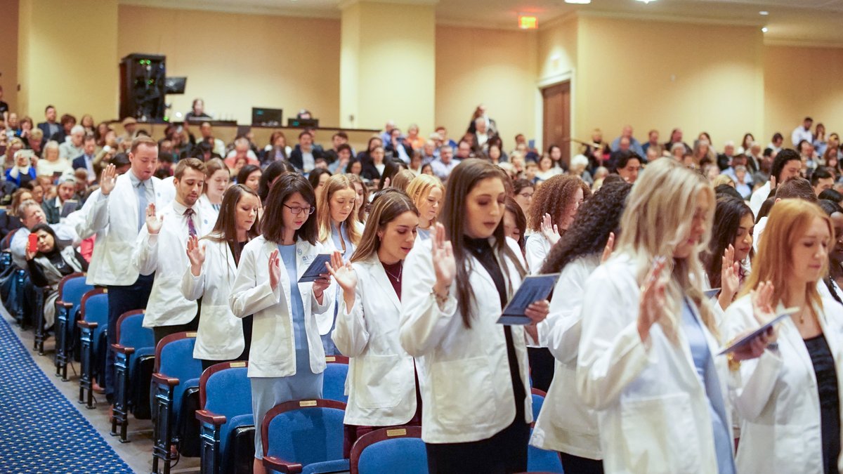 It was a joy to join the #UNCPharmacy Class of 2025 at today's White Coat Ceremony! I'm so happy to celebrate with you today as you move into the next phase of your pharmacy journey!