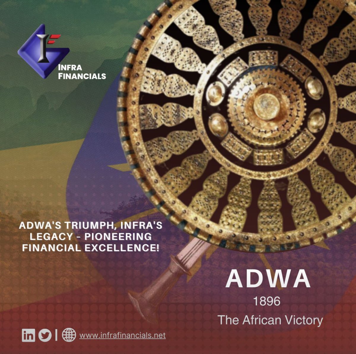 InfraFinancials's tweet image. አድዋ 💚💛❤️ የጥቁር ሕዝቦች ድል! 
እንኳን ለ128ኛ ዓመት የአድዋ ድል በዓል አደረሰን!
#AdwaAnniversary