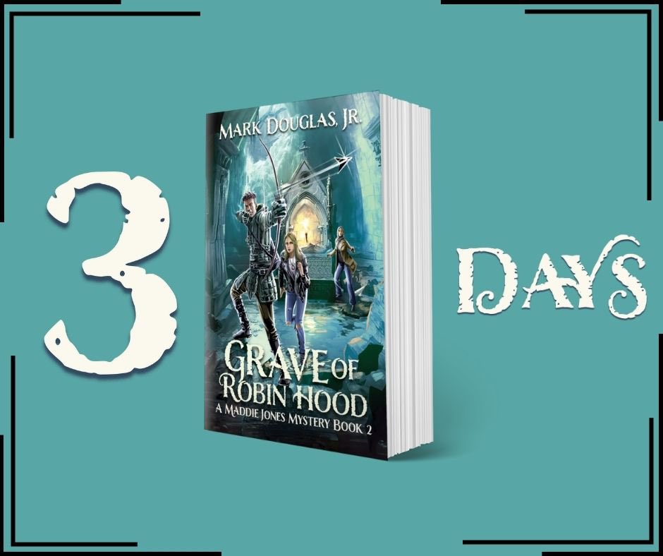 3 days left to join the hunt for Robin Hood’s treasure!! Join the adventure today at books2read.com/grave-of-robin…

#ActionandAdventure #ArthurianFolkTalesandMyths #AuthorTube #BookTok #MiddleGradeFiction #Mystery #MythsandLegends #NewBookRelease #PreOrderAlert #RobinHood #thriller