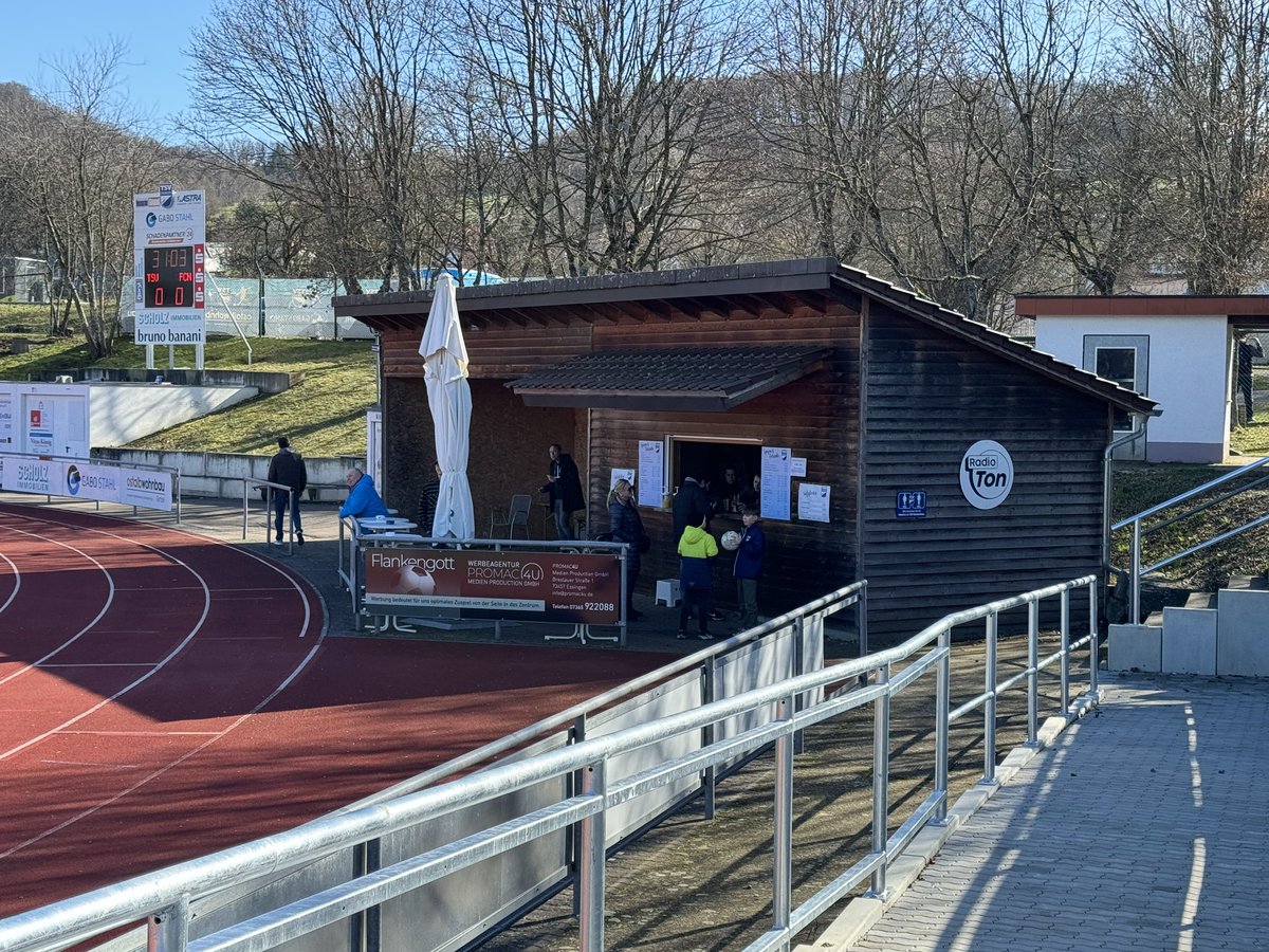 🇩🇪 02.03.2024 - Oberliga Baden-Württemberg, 21. Spieltag: TSV Essingen vs. FC Nöttingen (1:0) vor 150 Zuschauern im Schönbrunnenstadion. #groundhopping #groundhopper