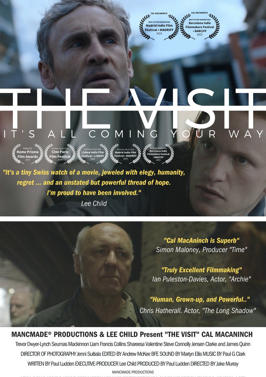 It's fantastic to see the support for #TheVisitFilm from those within the Industry who've been involved in some of the most inspiring & entertaining work of the last few years.. You can Watch The Visit for FREE.. youtu.be/vT7qpuGAmn0?si… @LeeChildReacher @PulestonDavies…