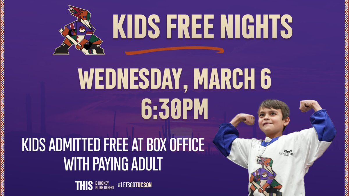 whatsuptucson's tweet photo. CONTEST TIME!

Win 4 tickets to the @roadrunnersahl hockey games on Tues Mar 5 or Wed Mar 6. A winner for each night.

Send me a DM to enter &amp; tell me which night you prefer &amp; include your cell phone number. Drawing two winners on Sunday.

Info: https://t.co/C7aJEC5DvF https://t.co/IfknSf8EYU