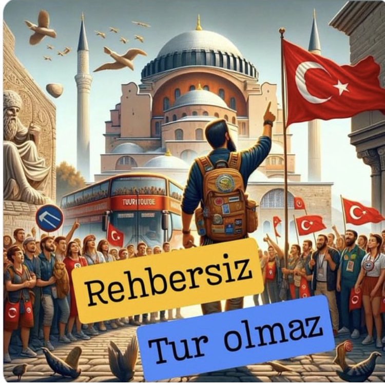 SakirKaradibek's tweet photo. 38Dilde 14Bin Türkçe rehberiz.
Rehbersiz tur aracı, Türkiye için Milli Güvenlik Sorunudur. 100 saatlik kursla, yabancı dilsiz Türkçe rehberlik, rehber enflasyonuyla bu sorunu büyütür!
@M_Levent_Bulbul @HakanFidan
@_cevdetyilmaz @dbdevletbahceli
#RehbersizTurOlmaz https://t.co/FezAB25ail