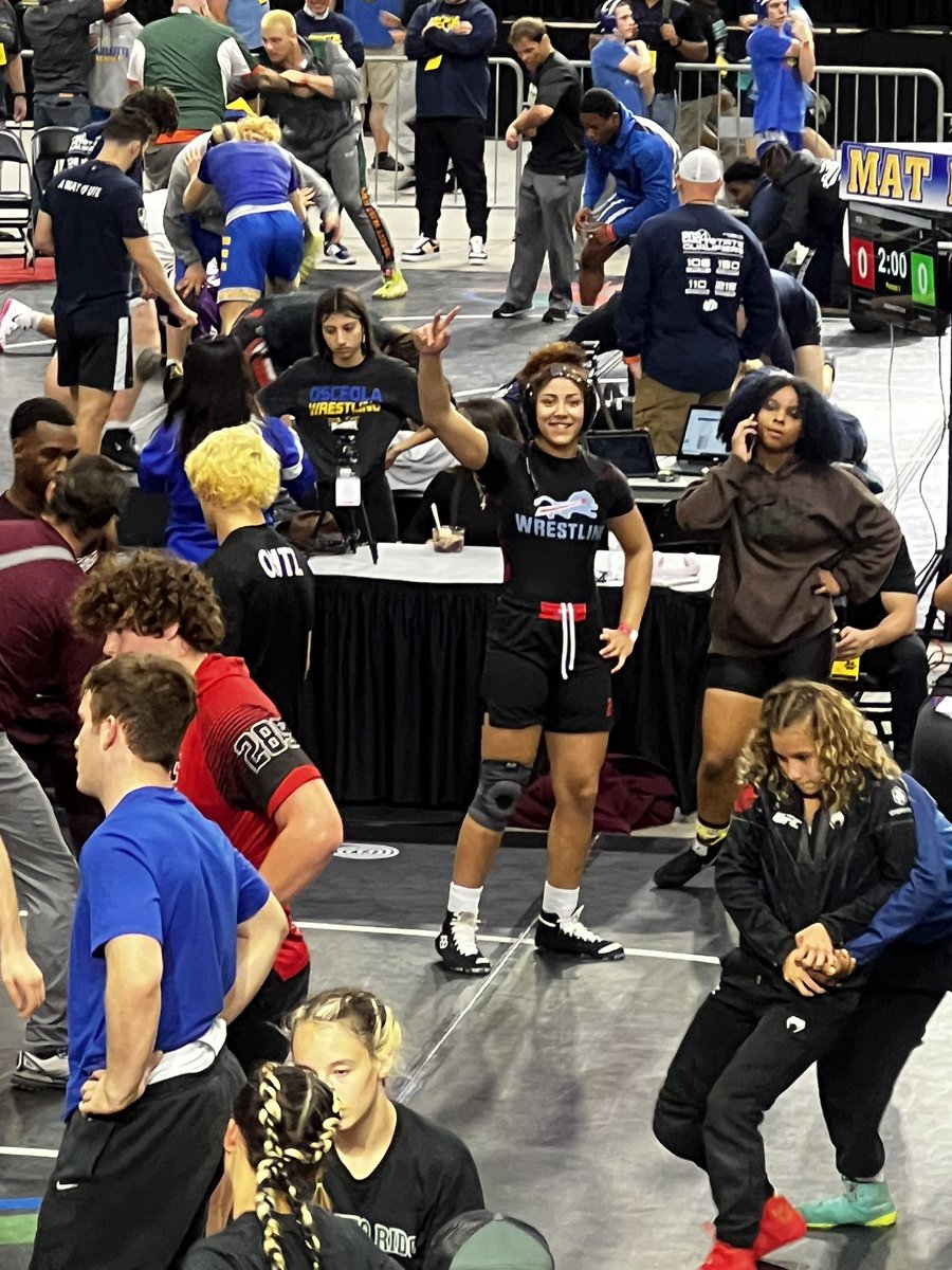 Congratulations to Isabella on her 5th Place finish at FHSAA  Wrestling State Championships! Incredible first year (she is a Freshman). She is driven and I am sure she will be back. <a href="/KingHSLions/">King High School</a> <a href="/Sue_Burkett/">Sue Burkett Baricko</a> <a href="/VanAyresHCPS/">Van Ayres</a> <a href="/HillsboroughSch/">Hillsborough Schools</a> <a href="/ManyLions1Pride/">King High School Athletics</a>