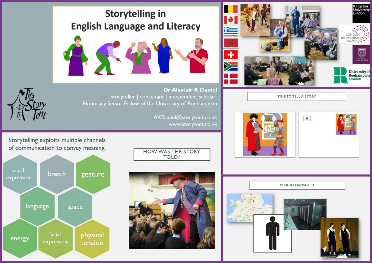 On Thursday, I returned to @LondonMetUni teaching both under & postgrads, exploring storytelling in the teaching of English language + literacy & in cross-curricular learning, and how learners can make connections between storied worlds and their own lives & experiences.