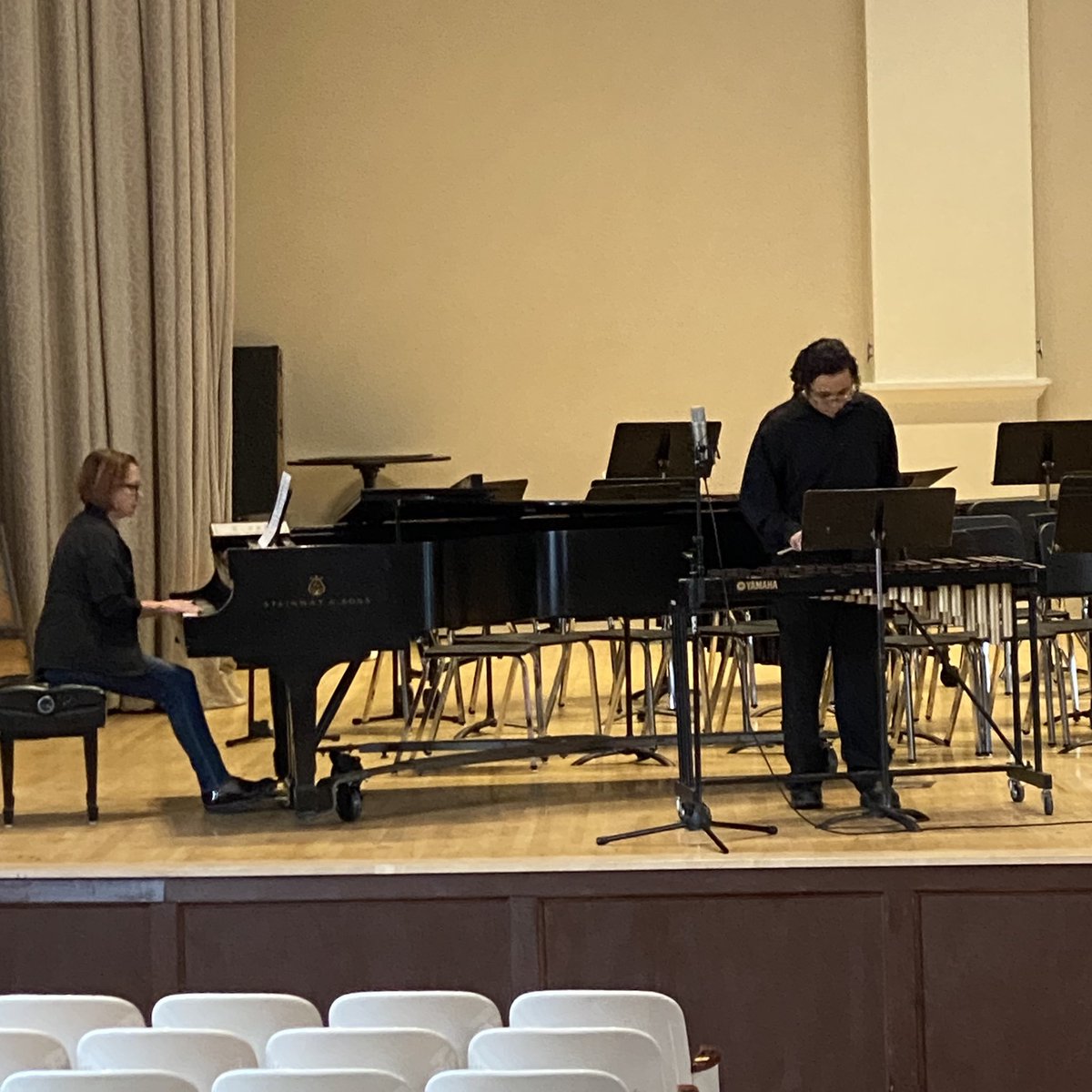 Music changes lives. 10 hours of rehearsal later, proud musicians who have leveled up not only their skills and their brains, but themselves. Congrats to our 28 student musicians for an incredible concert! And a HUGE congrats to Kalvyn on his scholarship solo! #mycrcs <a href="/BandCrcs/">CRCS Band</a>