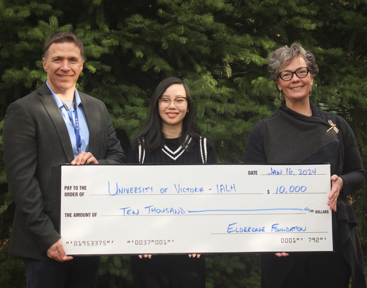 Many congratulations to our amazing graduate student, Alison Chung, on receiving the The Eldercare Foundation's Ruth A. Gardner Award. Alison's research will explore the influence of social factors on the relationship between Parkinsonism and cognitive function. We are so proud!