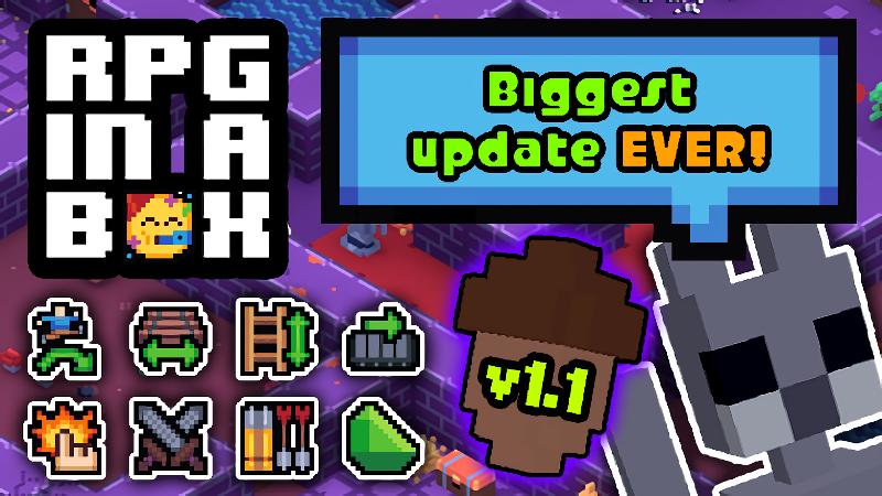 rpginabox's tweet image. RPG in a Box v1.1 has arrived! 🥳
#screenshotsaturday #rpginabox