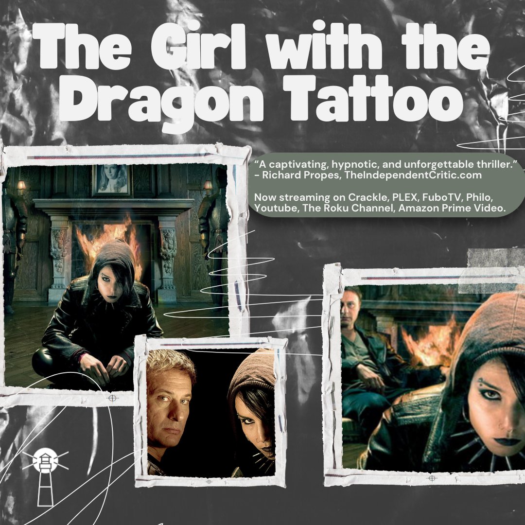 Grab some popcorn and enter a world of thrills and mystery with The Girl with the Dragon Tattoo this #StreamingSaturday 🎥⁠
⁠
⁠The film is streaming on Youtube, Crackle, and PLEX!⁠
⁠
#Thriller #WeekendWatchlist #TheGirlwiththeDragonTattoo