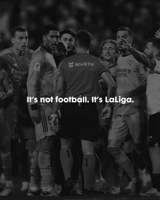 MrBlancoRM's tweet photo. ESTO NO ES FUTBOL. ES LA LIGA https://t.co/2xxkiaXSbc