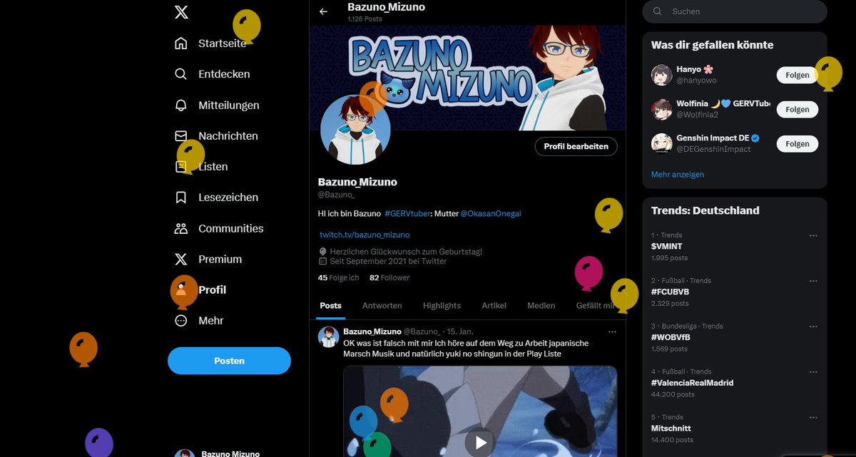 Ballon tag  yaaaaay ich werde alt