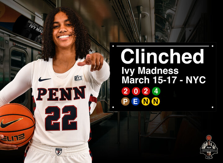 Ivy League (@ivyleague) on Twitter photo A QUAKER CLINCHER.
<a href="/PennWBB/">Penn Women's Basketball</a> clinches the final spot in #IvyMadness with a back-and-forth win over Harvard. Quaker fans, get your tickets NOW via the link below! ๐ฟ๐
๐๏ธ ยป ivylg.co/24IvyMadnessTix A QUAKER CLINCHER.
<a href="/PennWBB/">Penn Women's Basketball</a> clinches the final spot in #IvyMadness with a back-and-forth win over Harvard. Quaker fans, get your tickets NOW via the link below! ๐ฟ๐
๐๏ธ ยป ivylg.co/24IvyMadnessTix