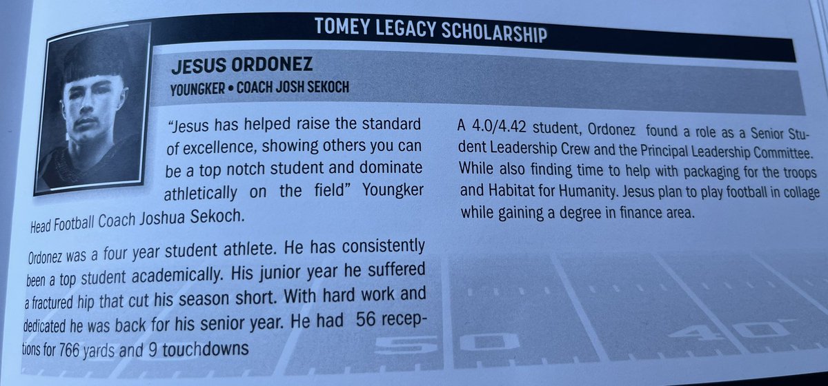 Congratulations to Jesus Ordonez <a href="/JesusOrdonezzz/">Jesus</a> for his elite <a href="/az_nff/">AZNFF</a> award &amp; Tomey Legacy Scholarship!