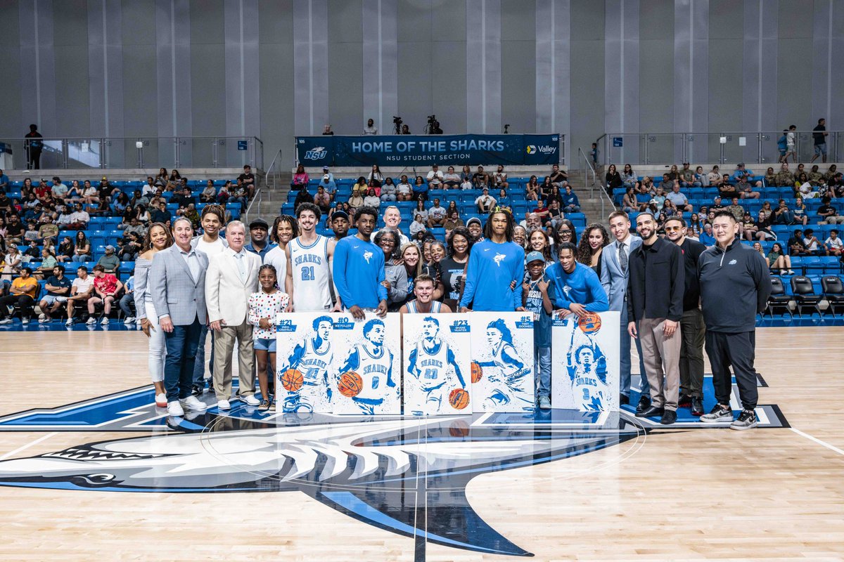 NSU_MBasketball's tweet image. SENIOR DAY 2024 💙🦈🏀

#HungryForMore