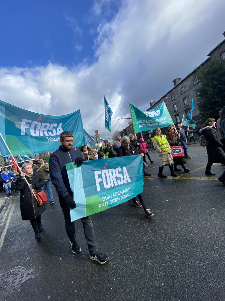 @forsa_union_ie Standing Together with other Trade Unions & Political Parties to say no to Racism, Hate & War! ✊ @LeCheileDND @Forsaschoolsecs @forsa_youth @ForsaCork @pb4p @UnitedARacism #RefugeesAreWelcomeHere #Housing4All #StandTogether o