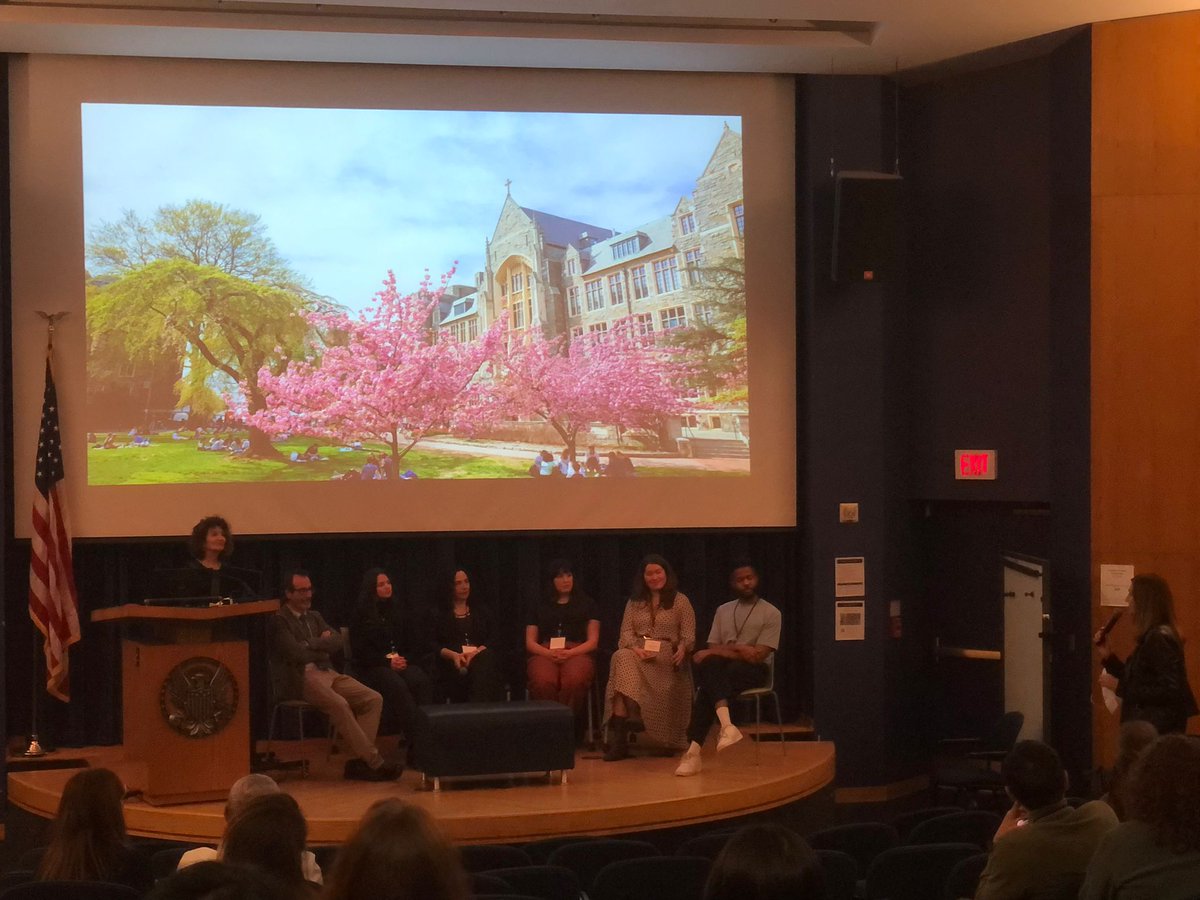 GURT2024 (@guroundtable) on Twitter photo Second day Round Table: a discussion on current issues and the future of study abroad programs, featuring Dr. Christina Isabelli, Dr. Amelia Dietrich, Dr. Jesús Fernández, and Georgetown students Gotanna Andrade, <a href="/danielsmundo/">Daniel Stewart</a>, and Leah Metzger. #studyabroad #GURT2024 Second day Round Table: a discussion on current issues and the future of study abroad programs, featuring Dr. Christina Isabelli, Dr. Amelia Dietrich, Dr. Jesús Fernández, and Georgetown students Gotanna Andrade, <a href="/danielsmundo/">Daniel Stewart</a>, and Leah Metzger. #studyabroad #GURT2024