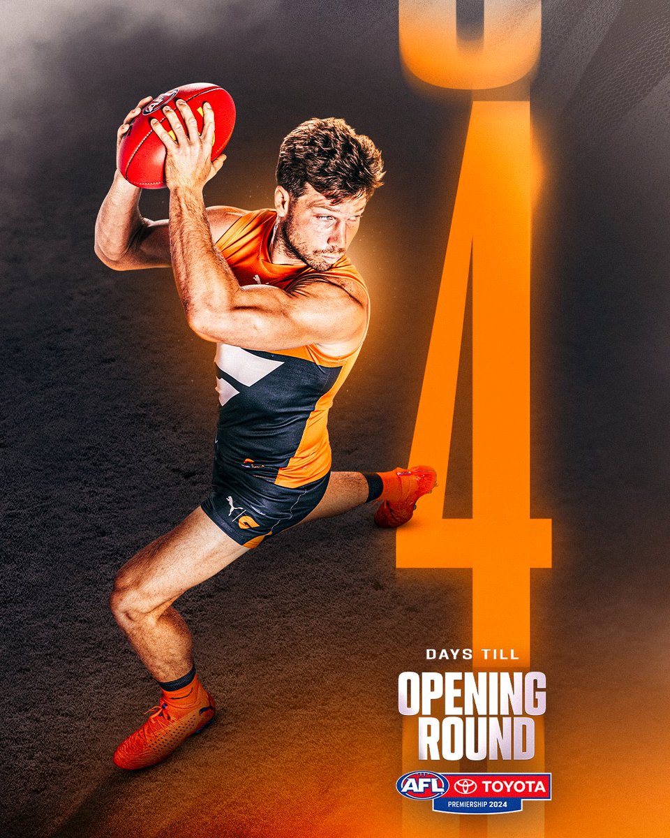 AFL's tweet image. The wait is almost over ⏳

#OpeningRound
