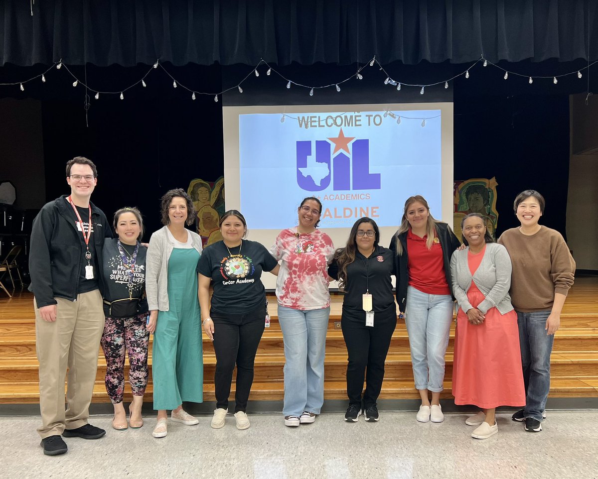 After many hours of preparation & hard work, our second annual UIL A+ Academics competitions @AldineISD is now done! Mr. Botelho & I hosted it again @Carter_AISD & many thanks to all the wonderful educators who involved making this year’s UIL competitions a great success!🥳
